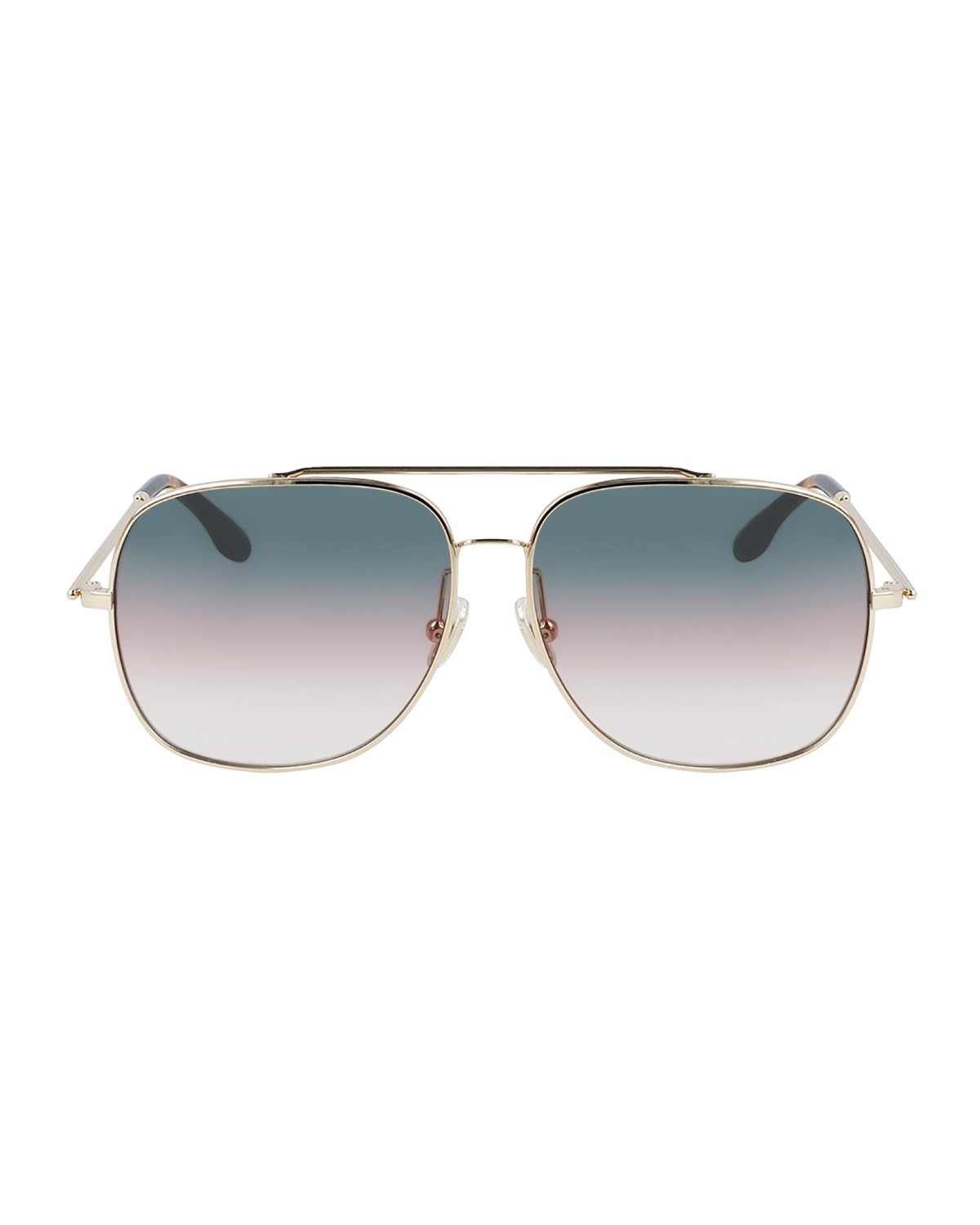 V-Star Round Metal Aviator Sunglasses