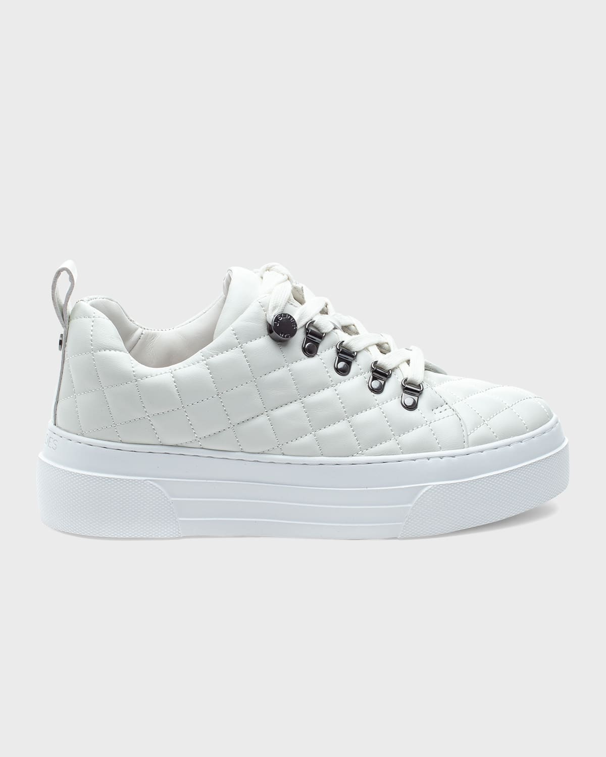 JSlides Aimee Quilted Low-Top Sneakers