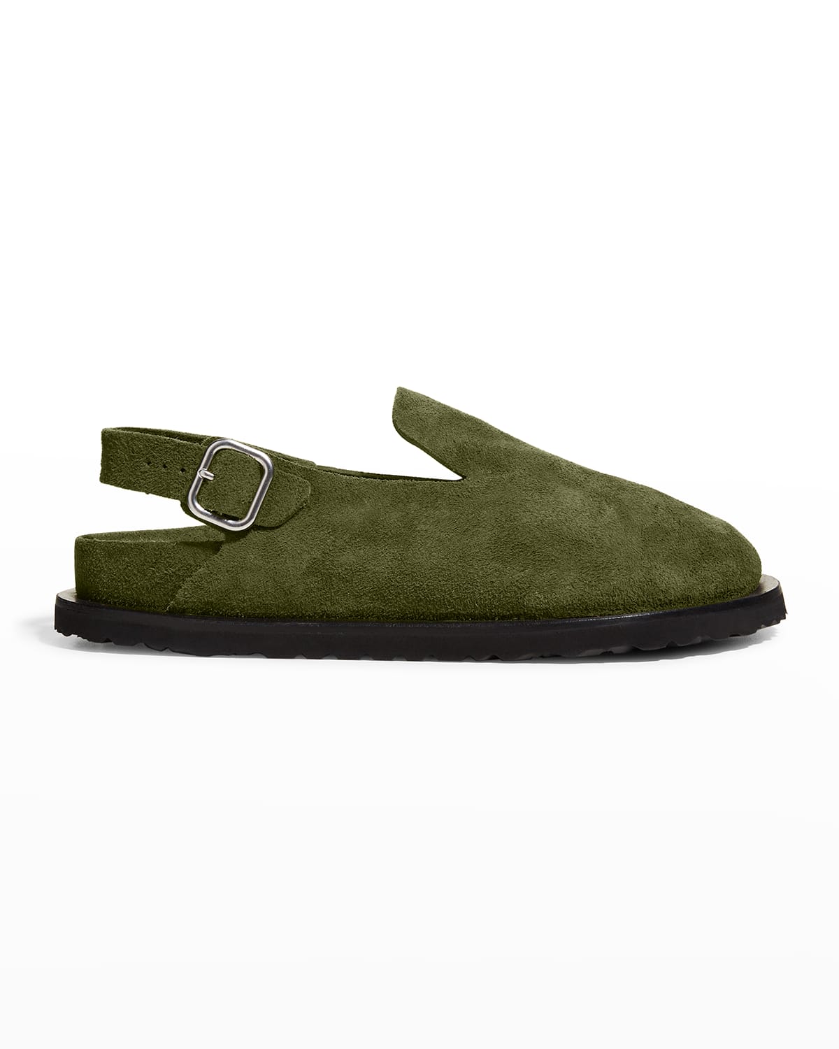 Jil Sander x Birkenstock Men's Berlin Suede Clog Mules | Smart Closet