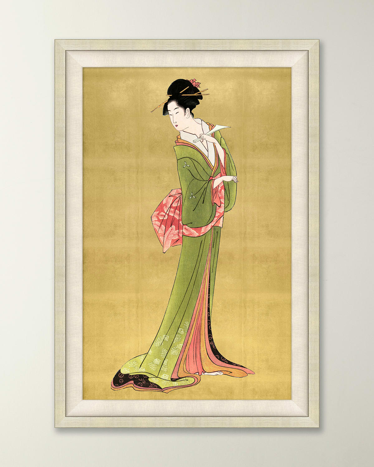 Wendover Art Group Floral Geisha 2 Wall Art