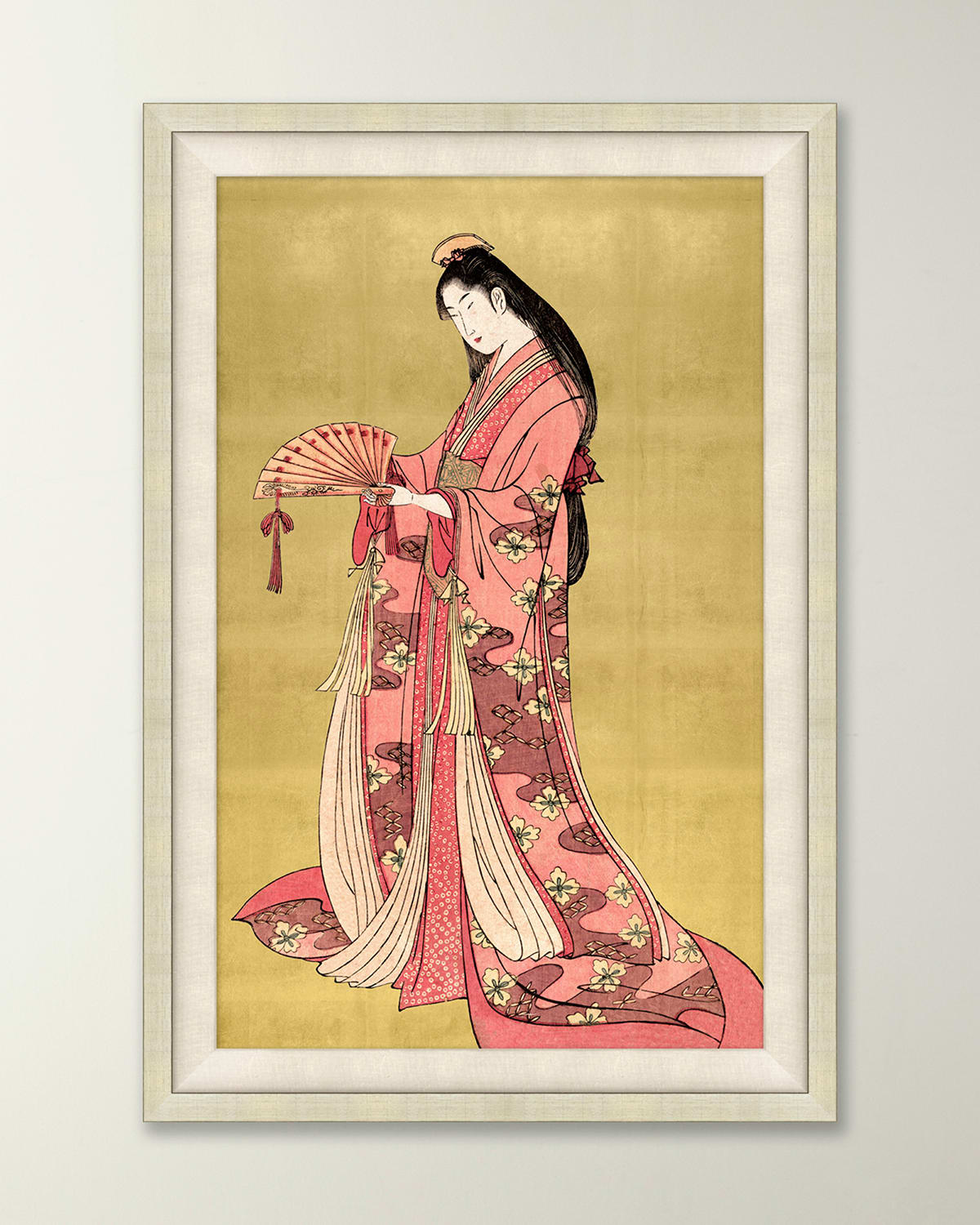 Wendover Art Group Floral Geisha 1 Wall Art In Multi
