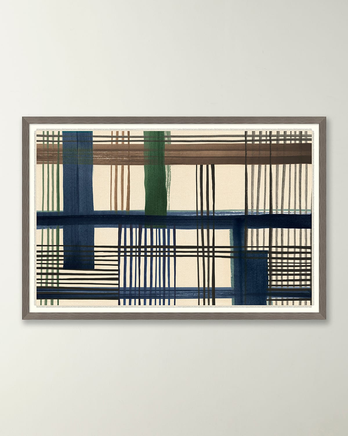 Wendover Art Group Textile Patchwork 3 Giclee In Blue