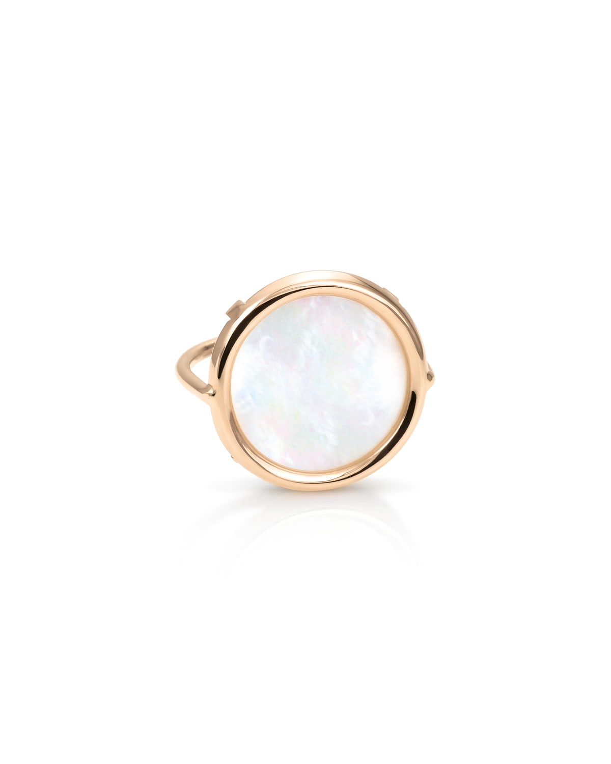 Disc Ring in Mother-of-Pearl