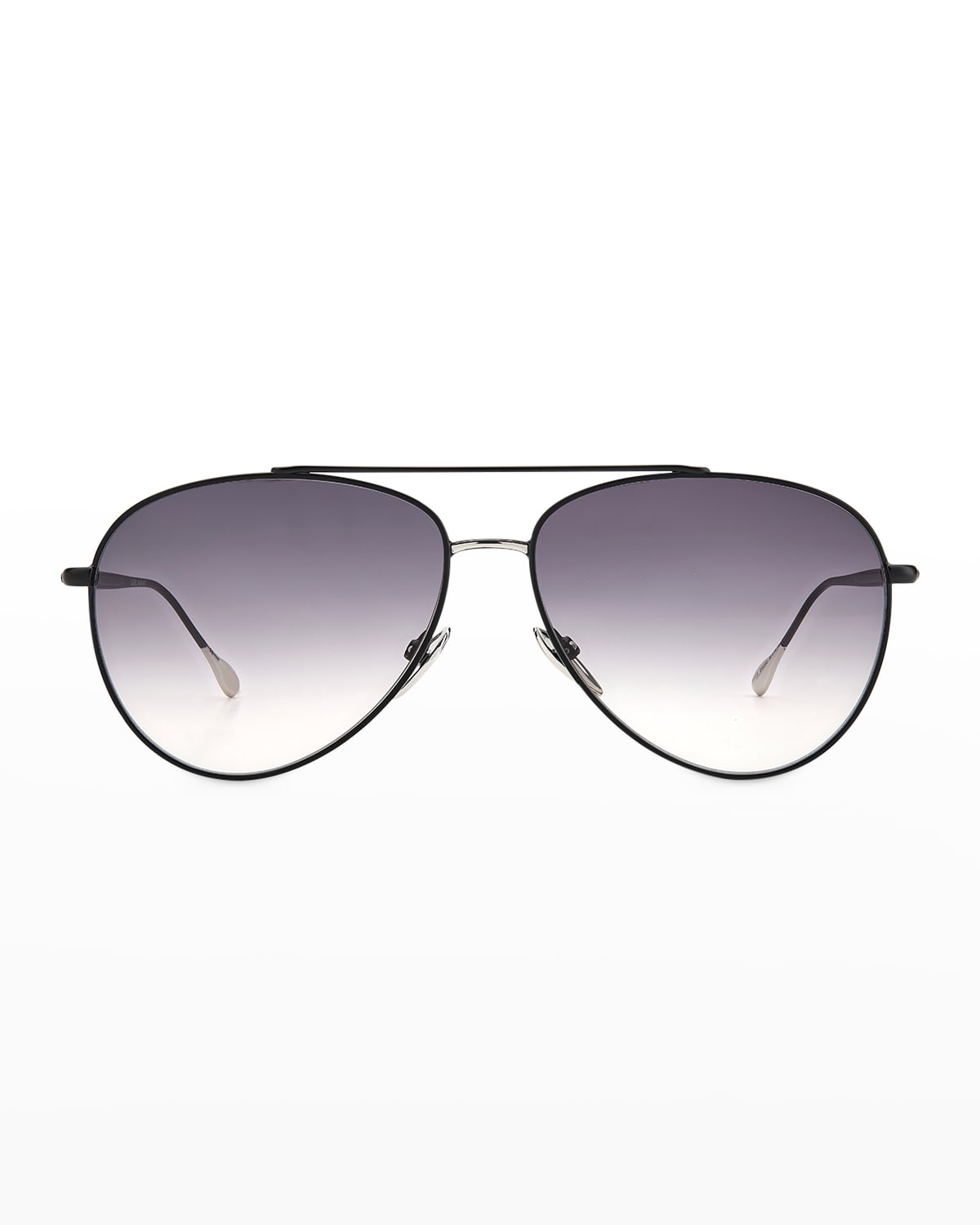 Isabel Marant Metal Aviator Sunglasses In Burgundy