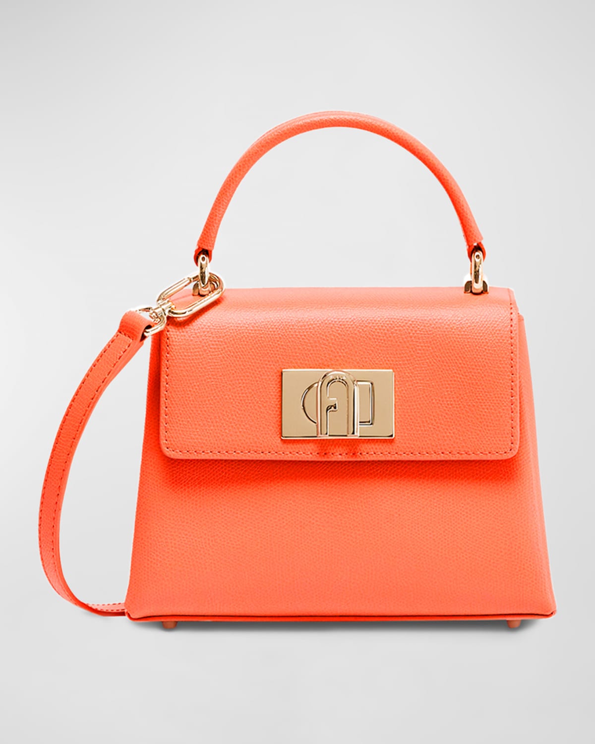 Mini Arch Leather Top Handle Bag