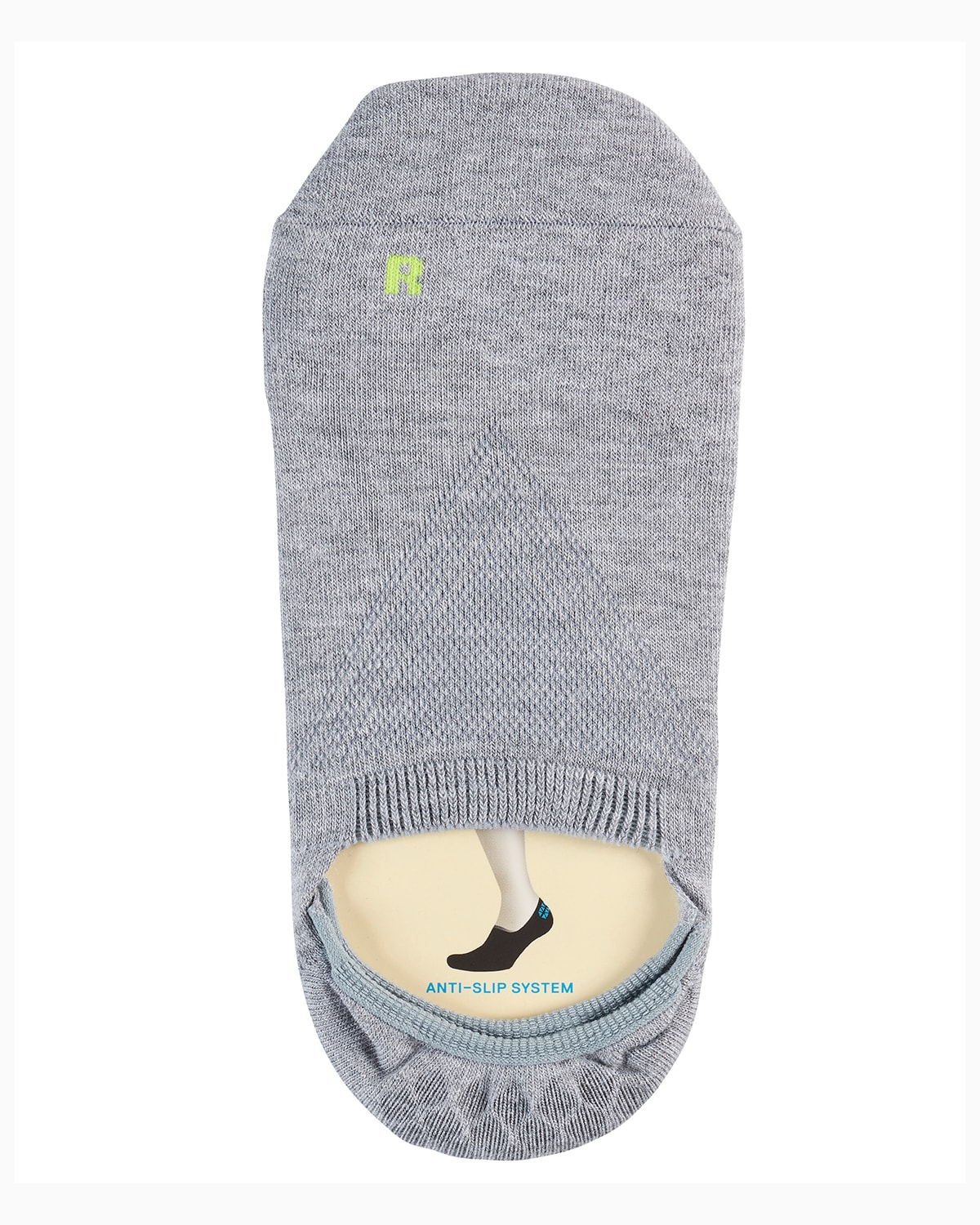 Shop Falke Cool Kick Invisible Socks In Light Grey