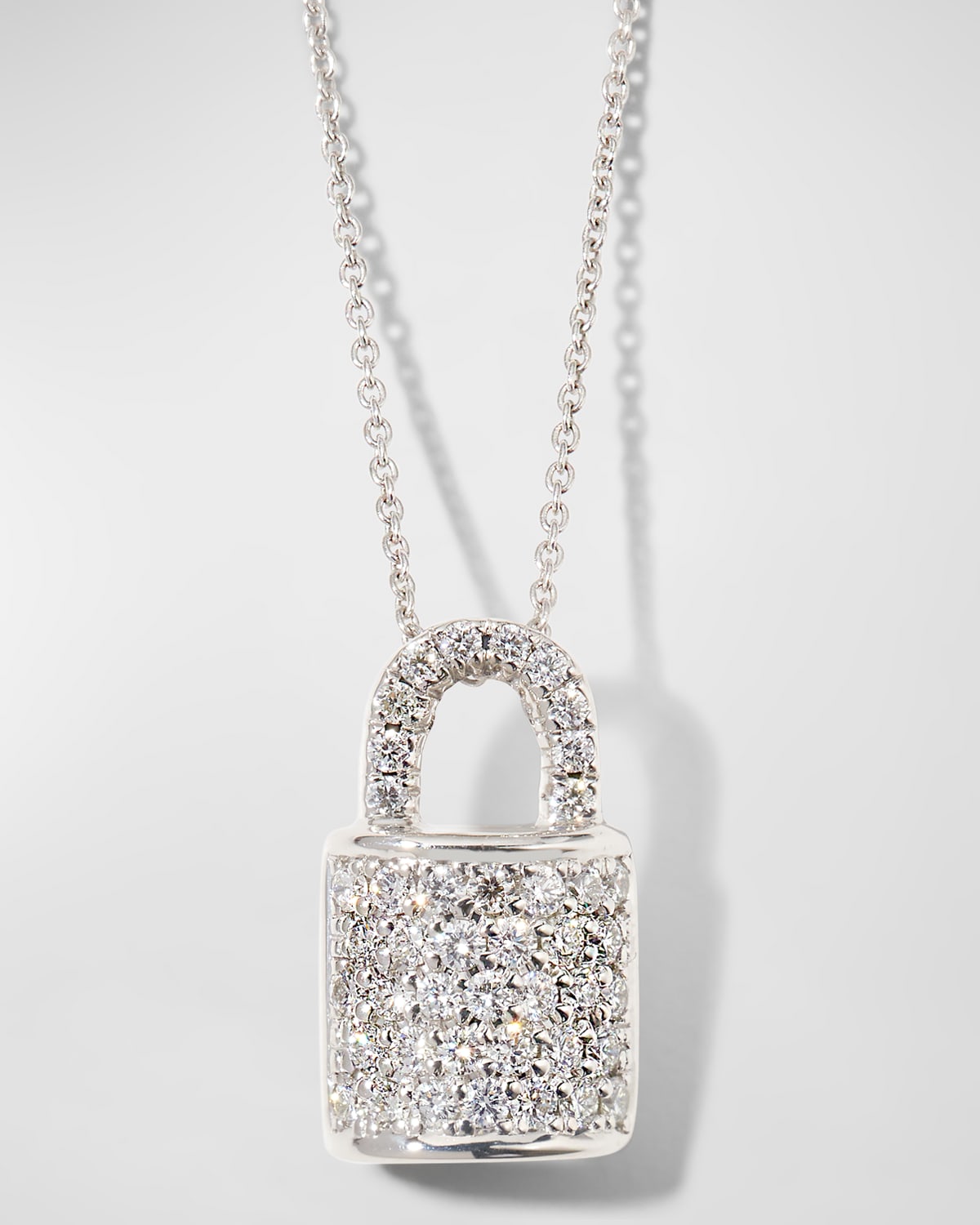 Diamond Lock Tiny Treasure Necklace