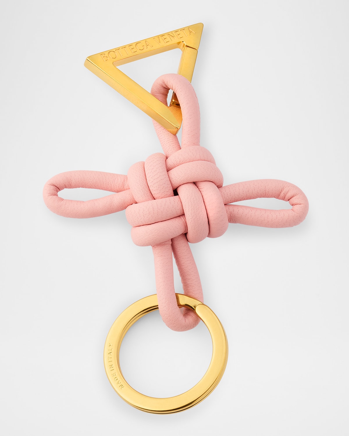 Bottega Veneta Circular Ring With Knot And Triangle