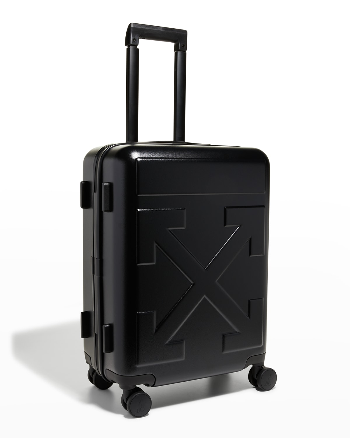 Off-white Men's Arrow Cabin Trolley Luggage In Black