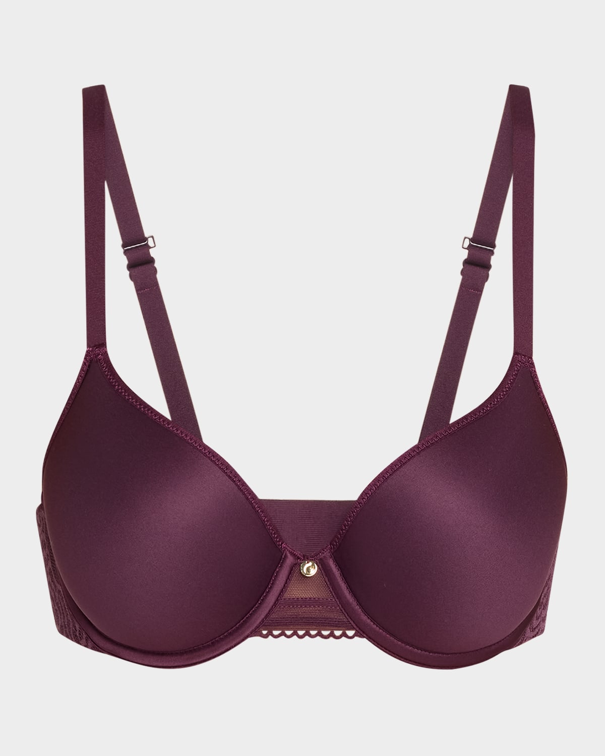 Chantelle C Jolie Memory Foam Bra In Aubergine