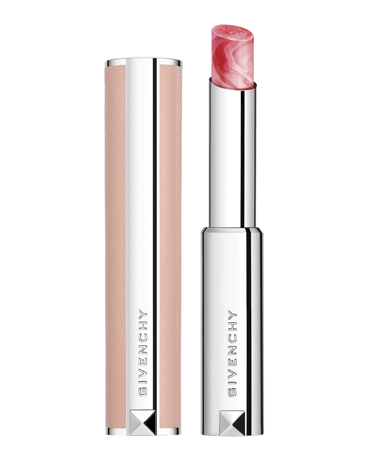 Shop Givenchy Rose Plumping Lip Balm 24h Hydration In Soothing Red