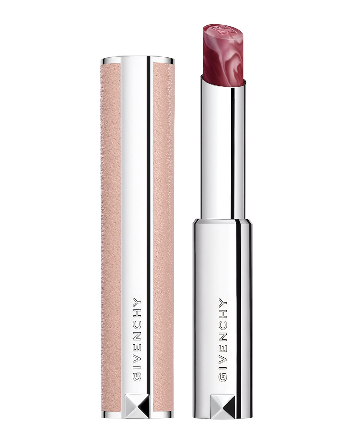 Shop Givenchy Rose Plumping Lip Balm 24h Hydration In Rouge Grain