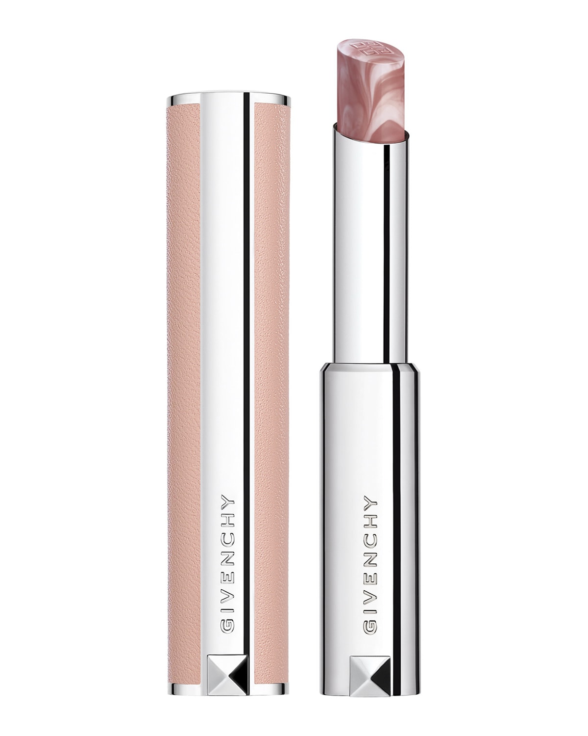 Shop Givenchy Rose Plumping Lip Balm 24h Hydration In Milky Nude