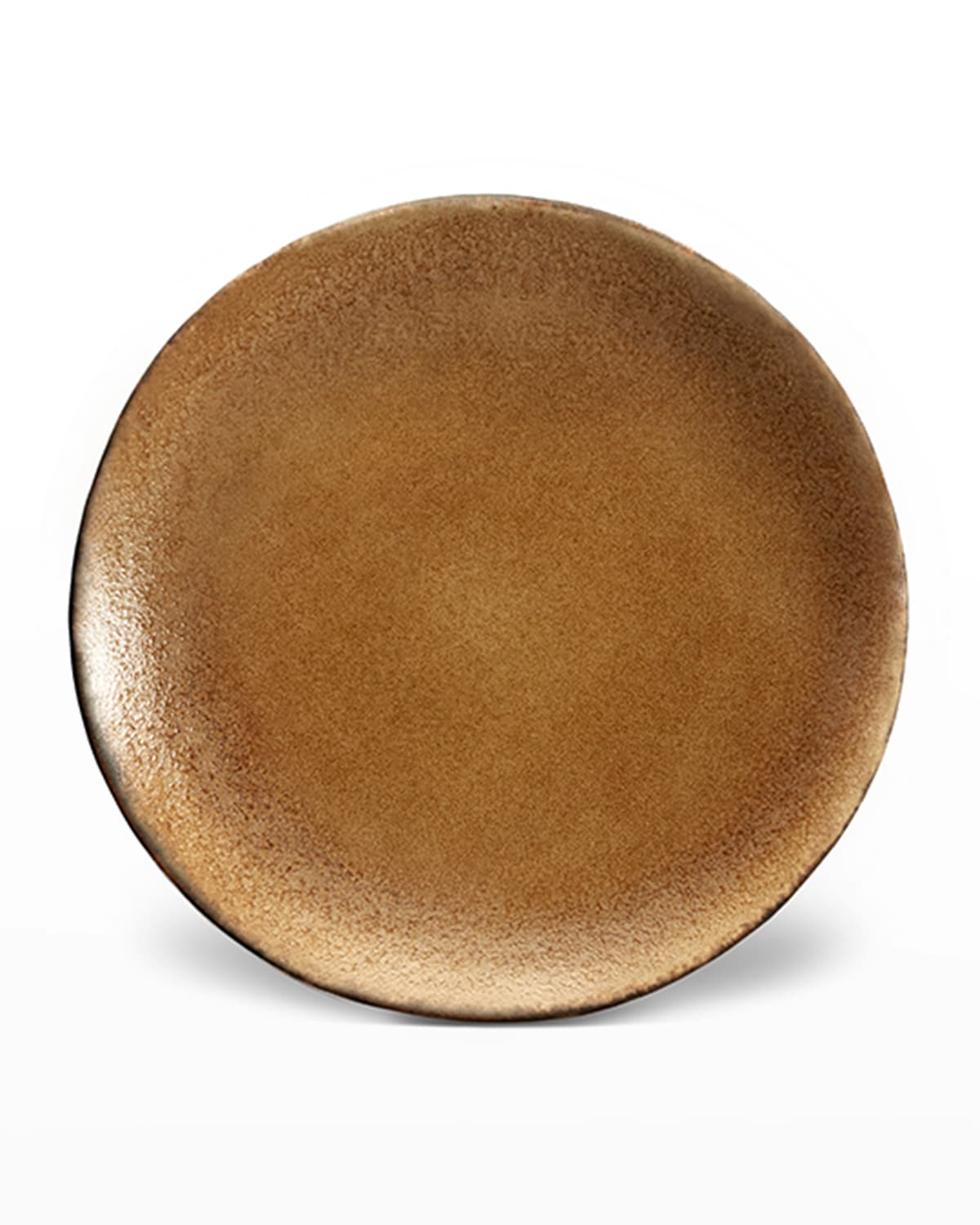 L'objet Terra Leather Bread & Butter Plate In Brown