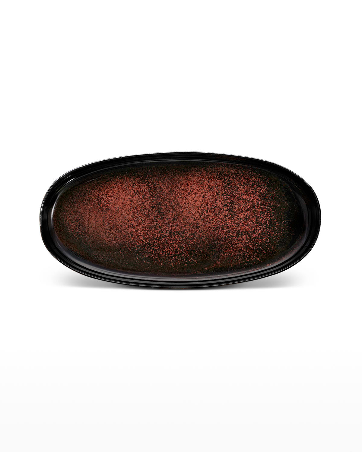 L'objet Terra Medium Oval Platter In Red