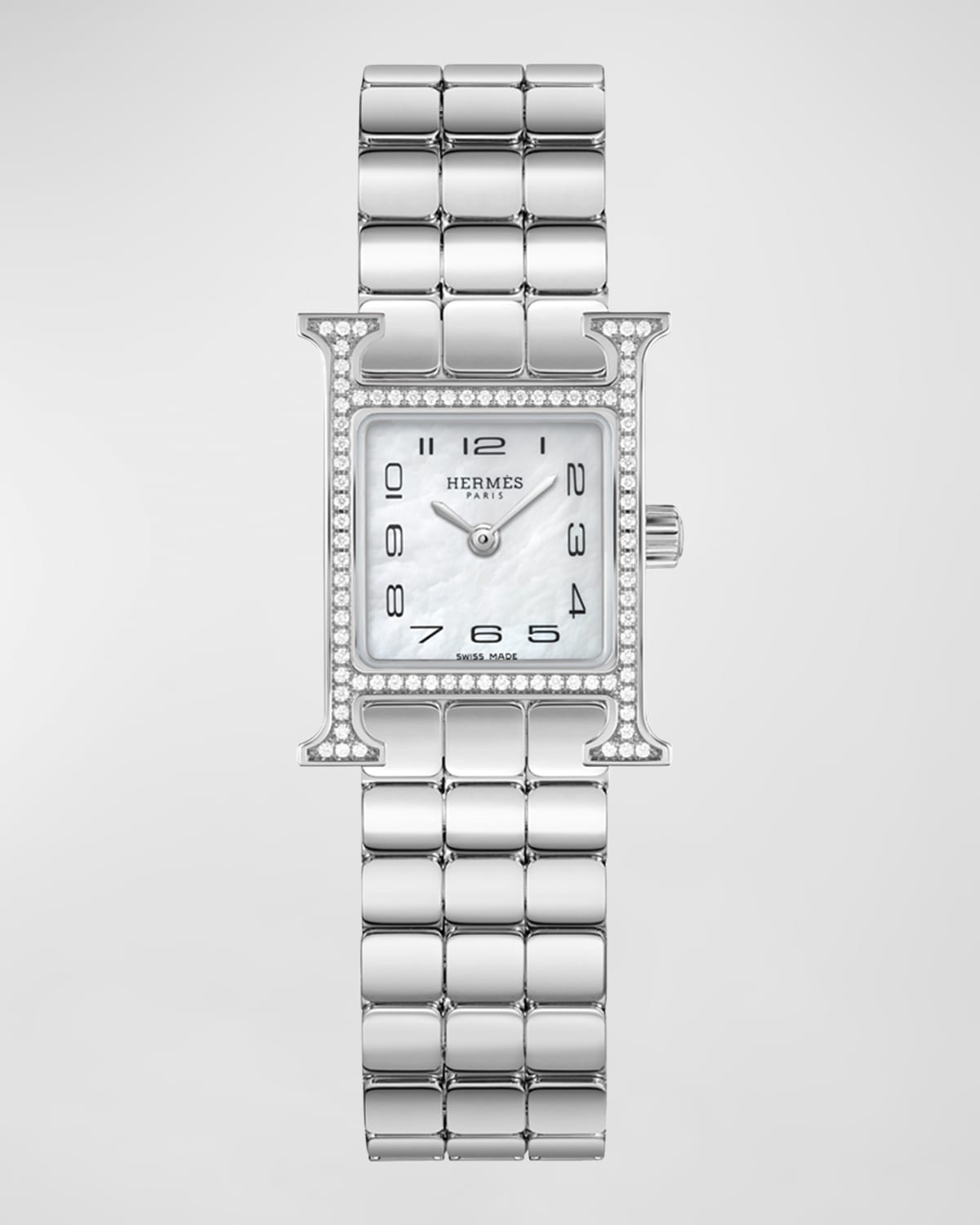Herm S Heure H Watch, Mini Model, 21 X 17 Mm