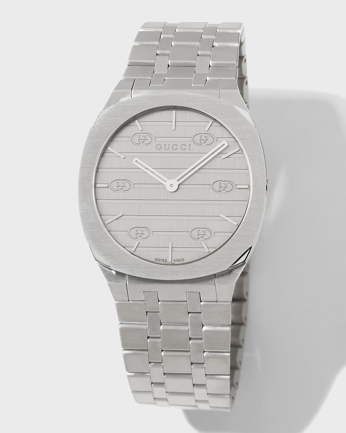 Gucci Men's 34mm Stainless Steel Bracelet Watch