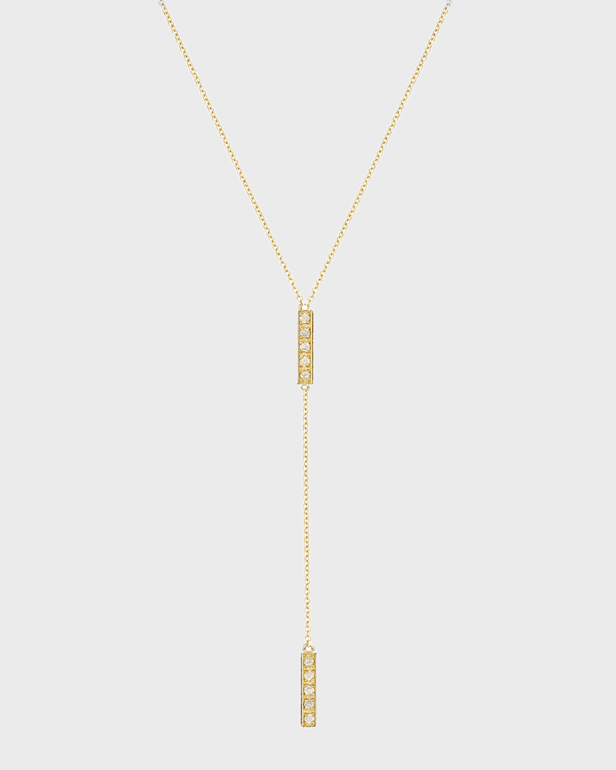 Diamond Short Bar Lariat