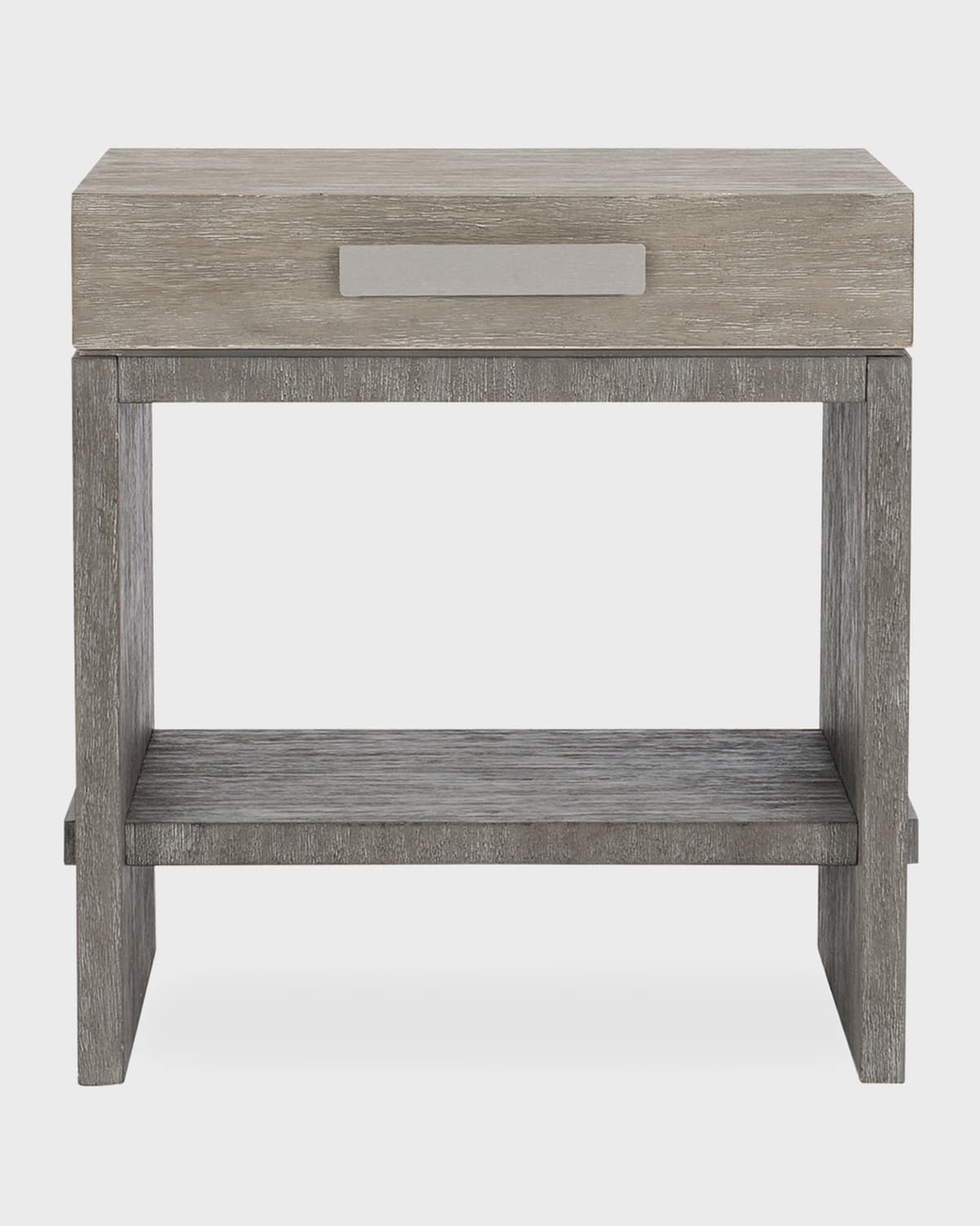 Shop Bernhardt Foundations 1-drawer Nightstand In Gray