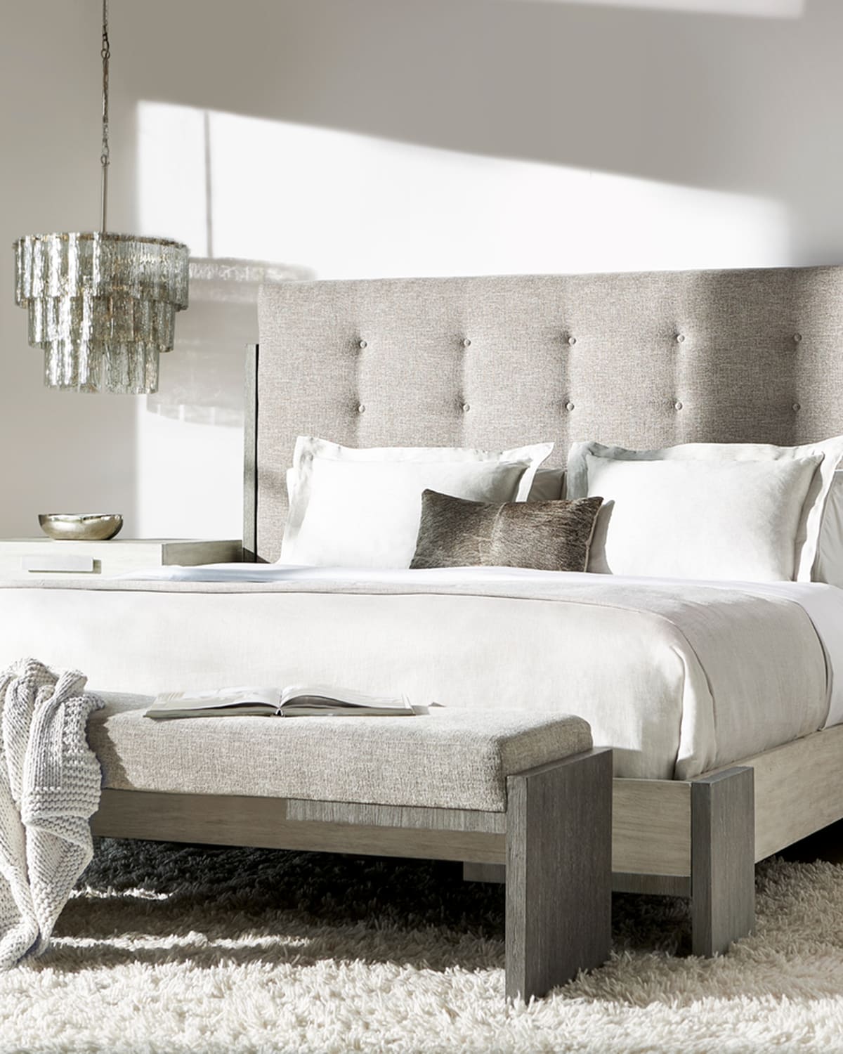 Foundations Tufted California King Bed