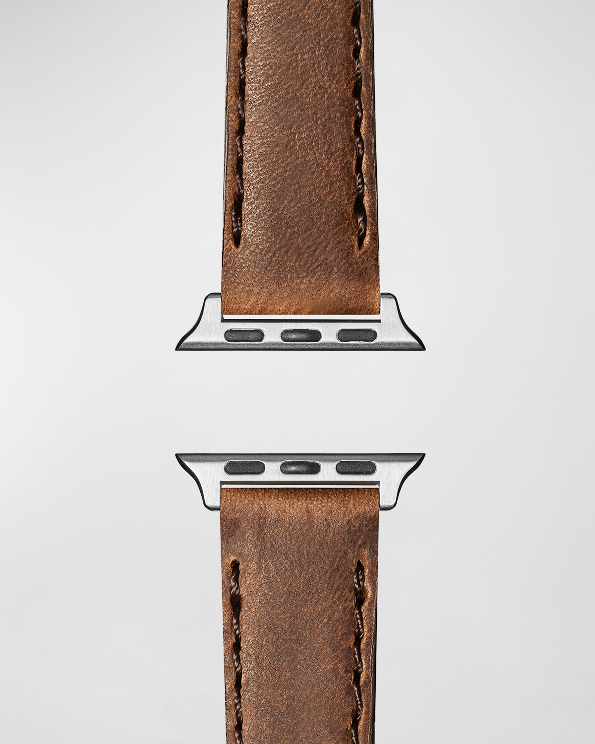 Shinola Men's 20mm Grizzly Leather Strap For Apple Watch In Cattail