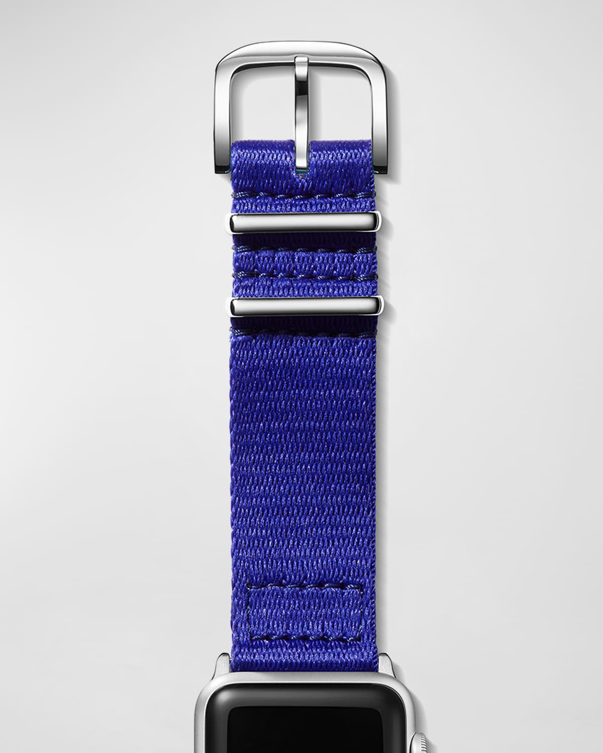 Shinola Men's 20mm Nylon Strap For Apple Watch In Cobaltblue