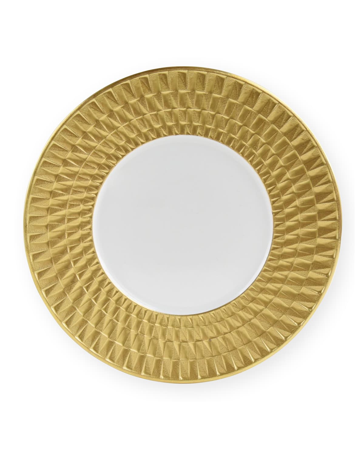Shop Bernardaud Twist Gold Bread & Butter Plate, 6.5" In Gold/white