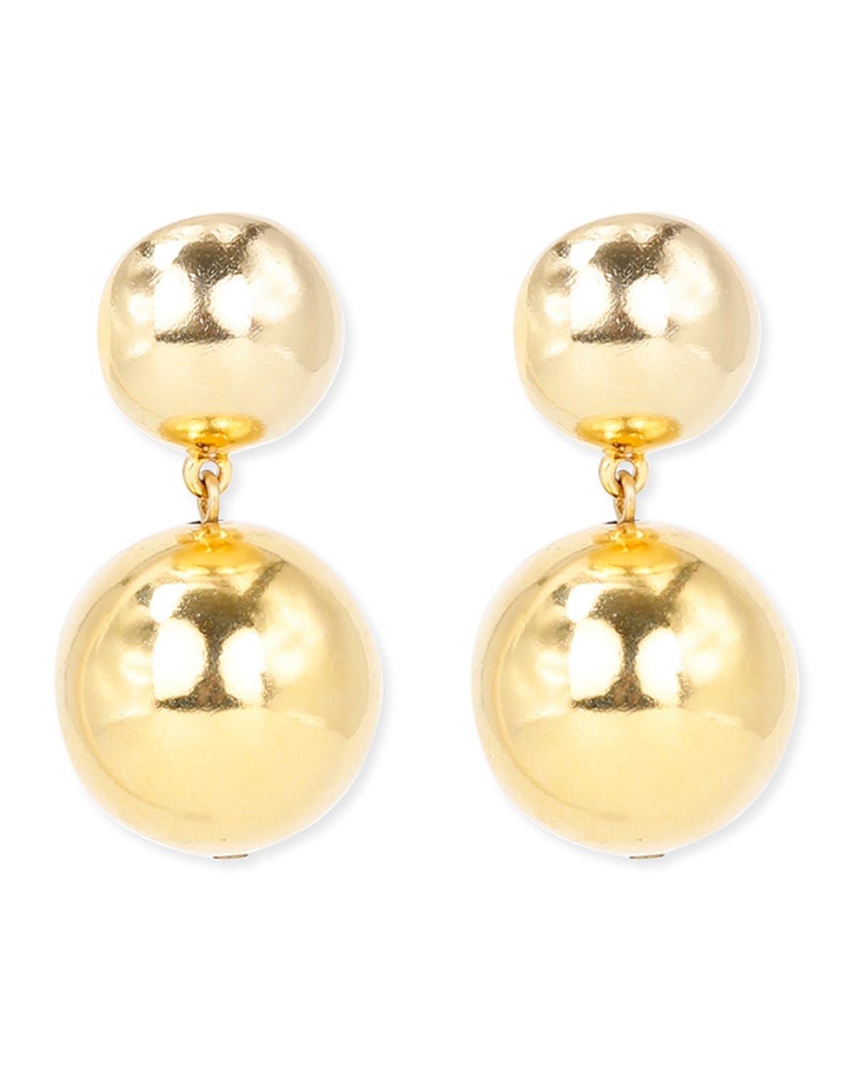 Ben-amun Gold Ball Clip-on Earrings