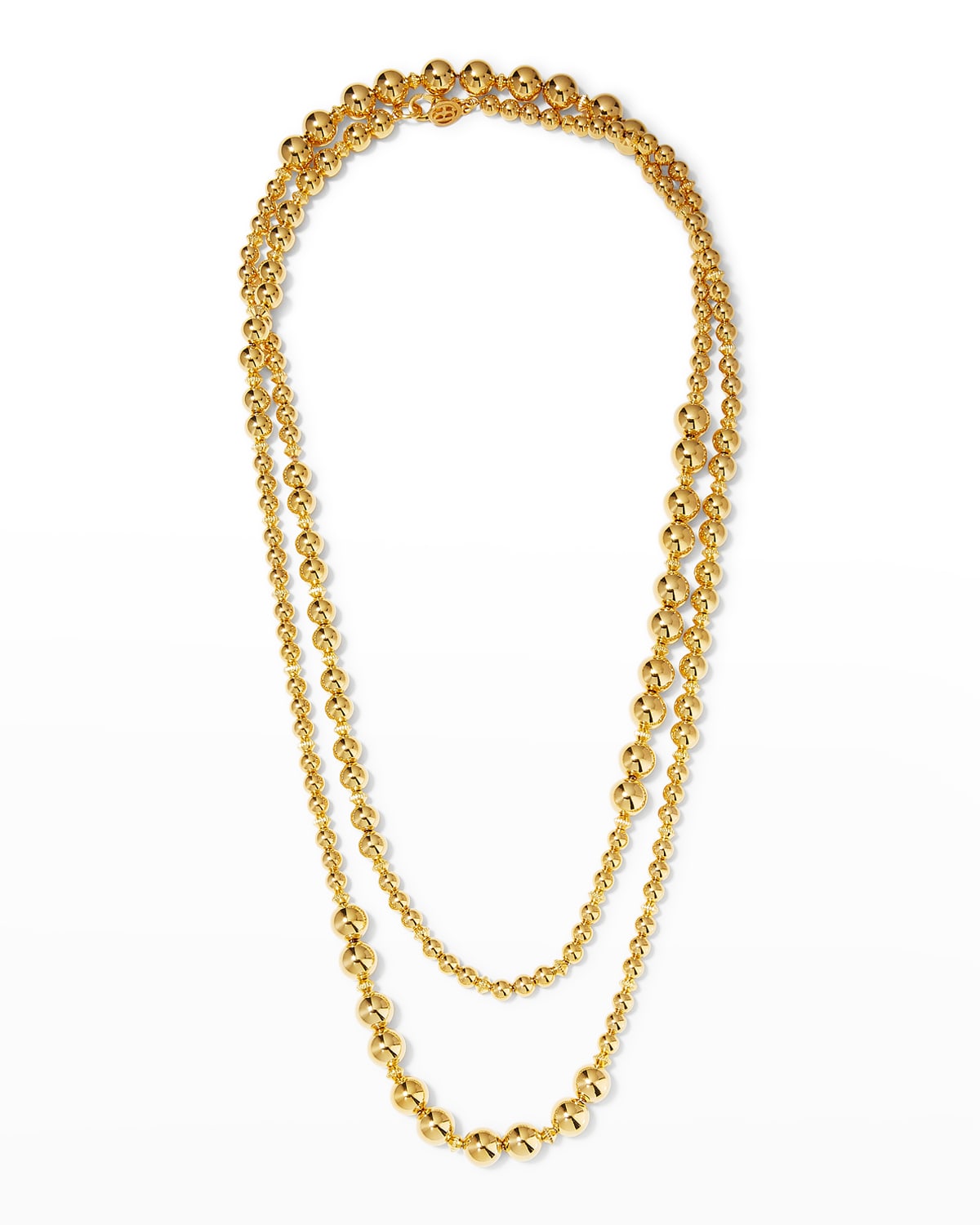 Ben-amun Gold Ball Strand Necklace, 50"l