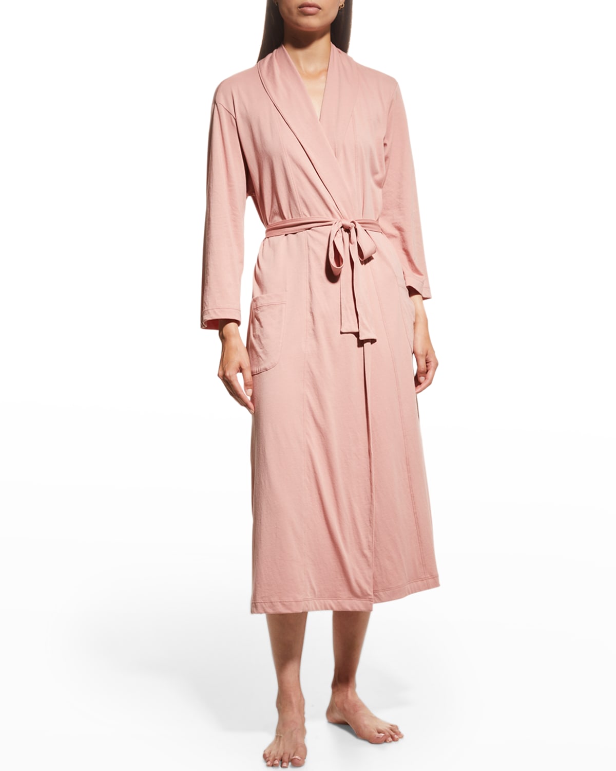 Skin Carina Pima Cotton Robe In Desert Sun