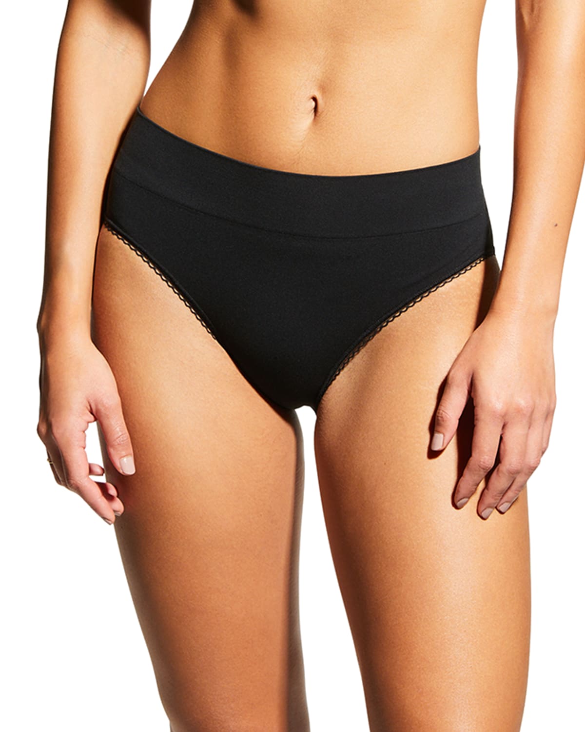 Wacoal Feeling Flexible High Cut Briefs In Black