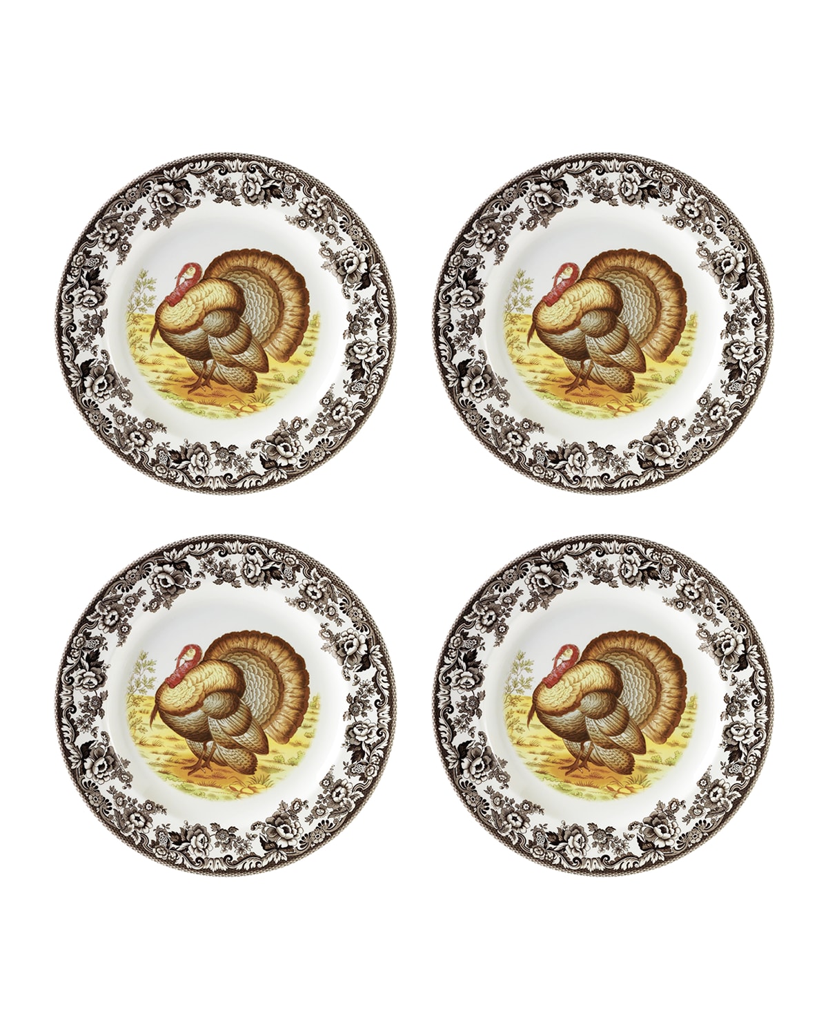 Shop Spode Woodland Dinner Plates, Set Of 4 In Turkey