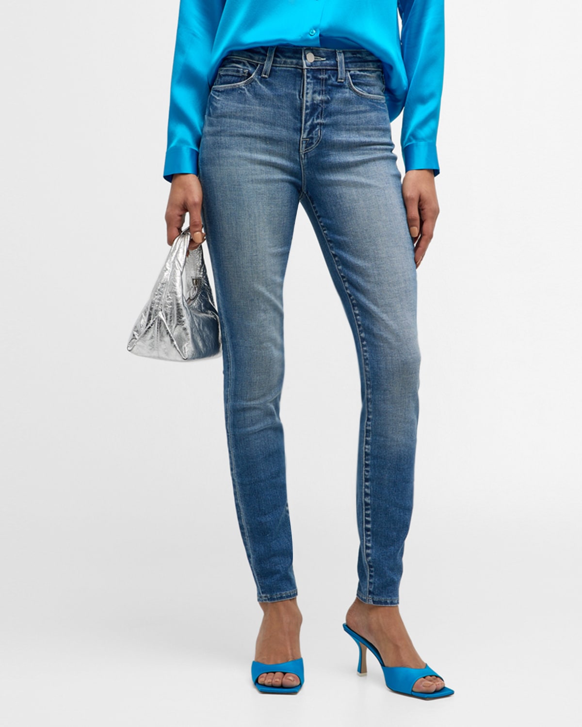 L AGENCE MONIQUE ULTRA HIGH-RISE SKINNY JEANS