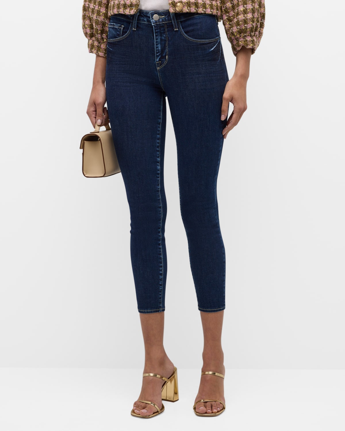 Shop L Agence Margot High-rise Skinny Jeans In 4am