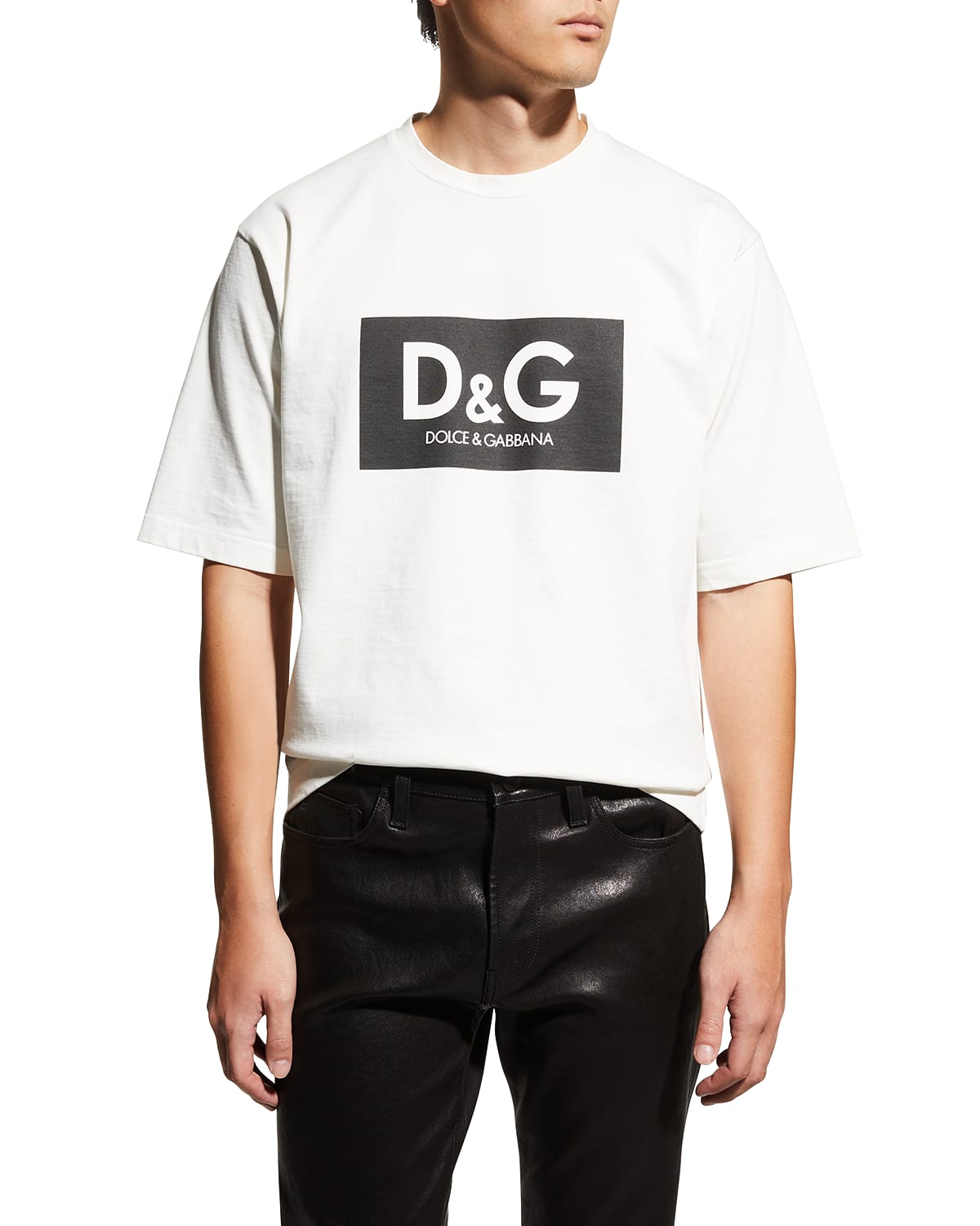 Dolce & Gabbana Men's Box Logo T-Shirt