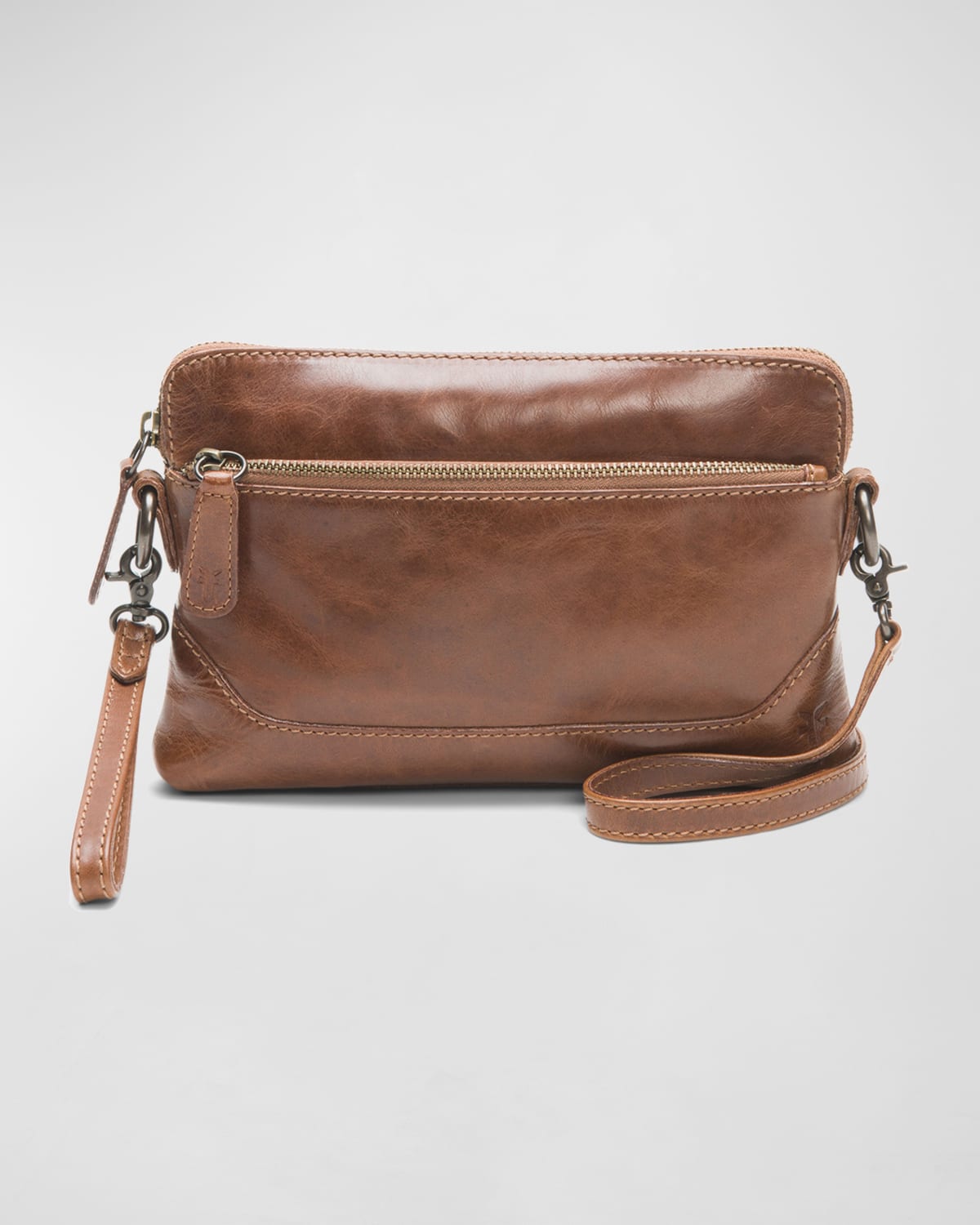 Frye Melissa Wallet Crossbody Bag In Cognac