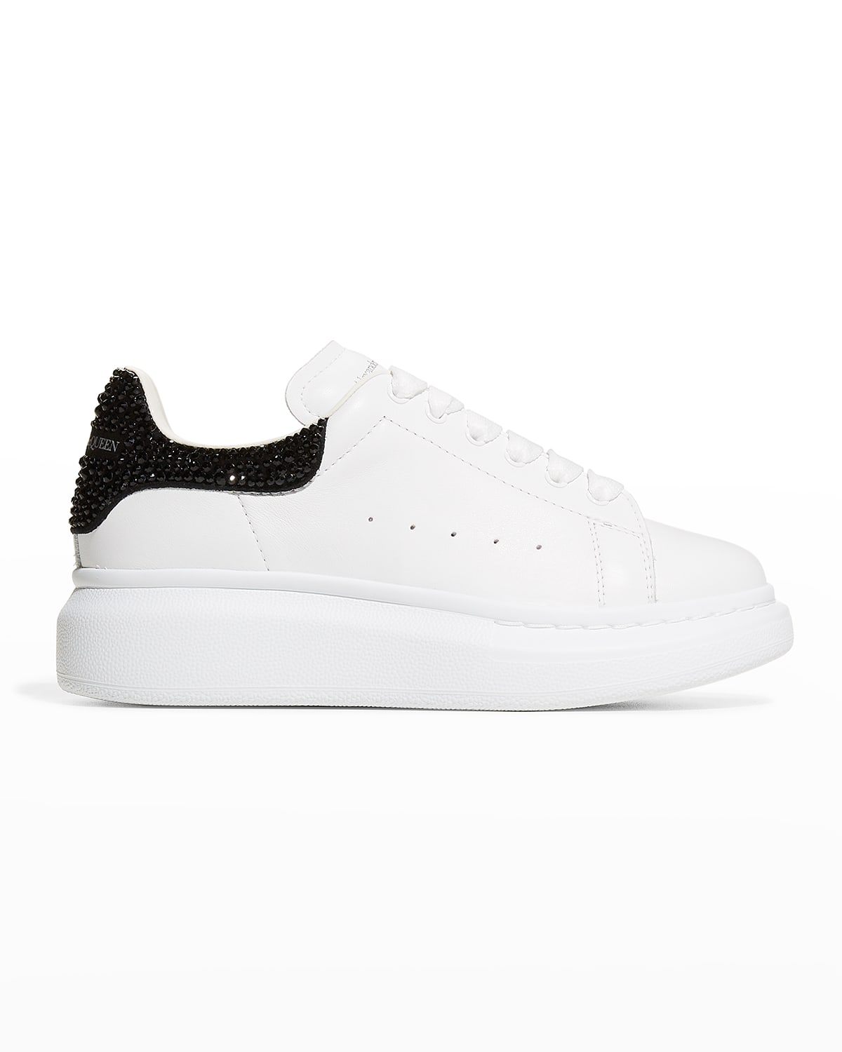 Alexander McQueen Girl s Oversized Swarovski Crystal Leather