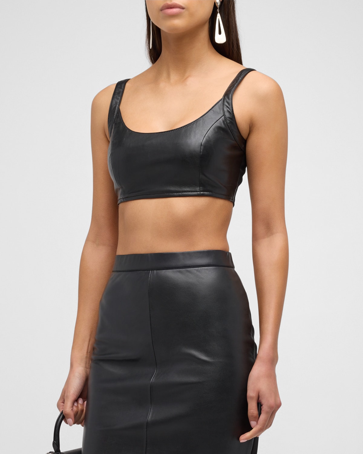 AS by DF Mercury Recycled Leather Bralette
