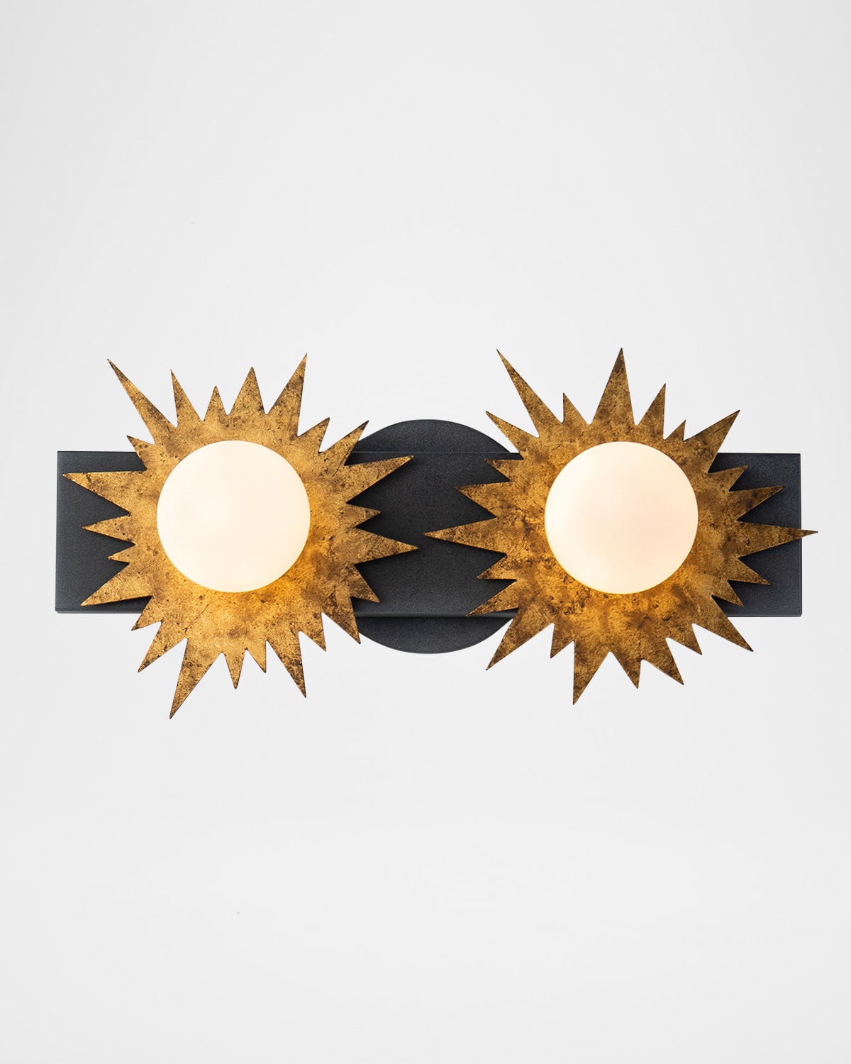 Lucas + Mckearn Soleil 2-light Bath Vanity Light In Brass