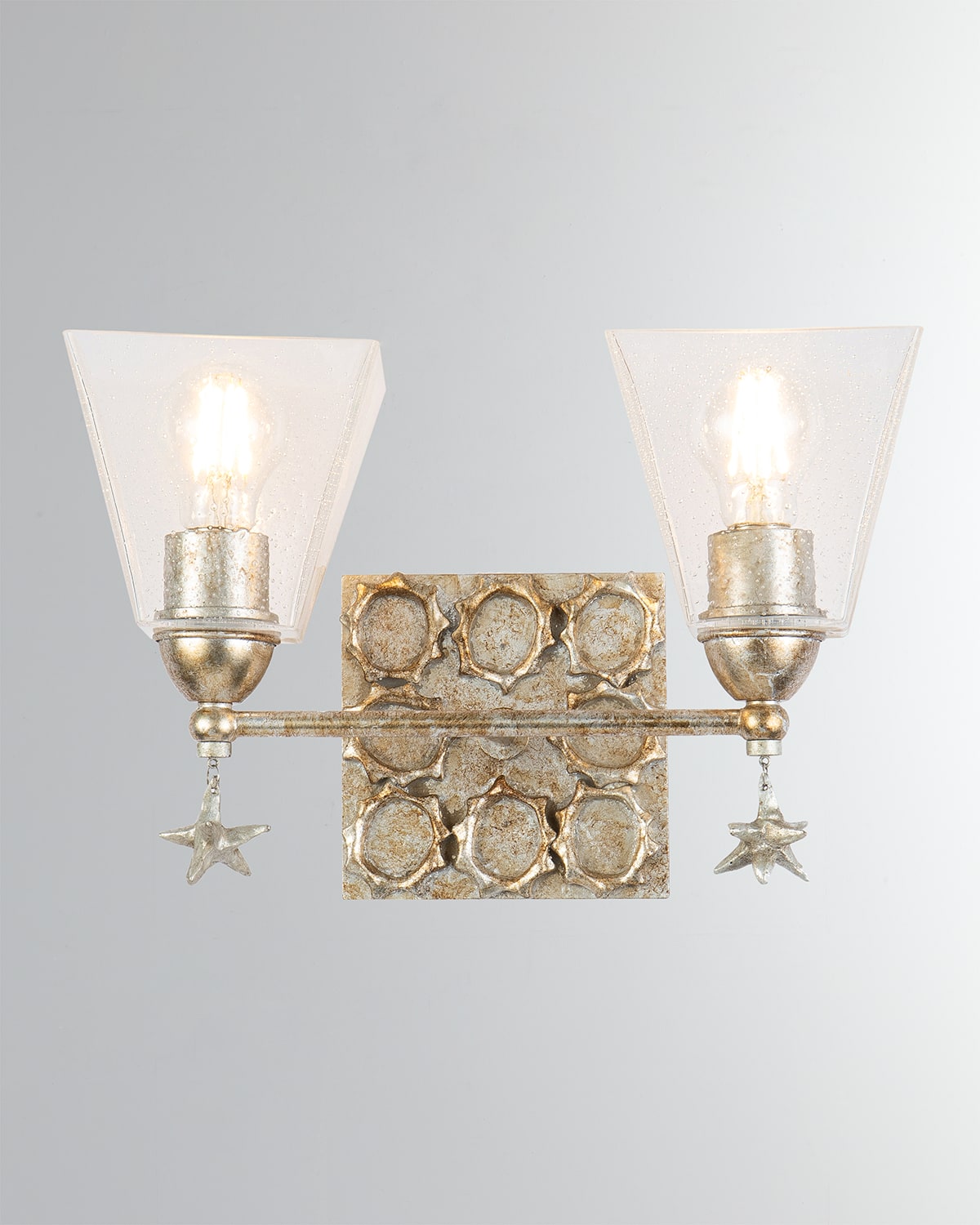 Lucas + Mckearn Star 2-light Bath Vanity Light In Gold