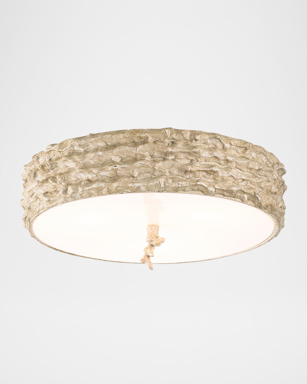 Lucas + Mckearn Trellis 3-light Flush Mount Light, 16" In White