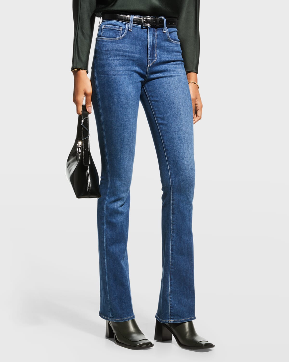 L'Agence Selma High-Rise Sleek Baby Boot Jeans