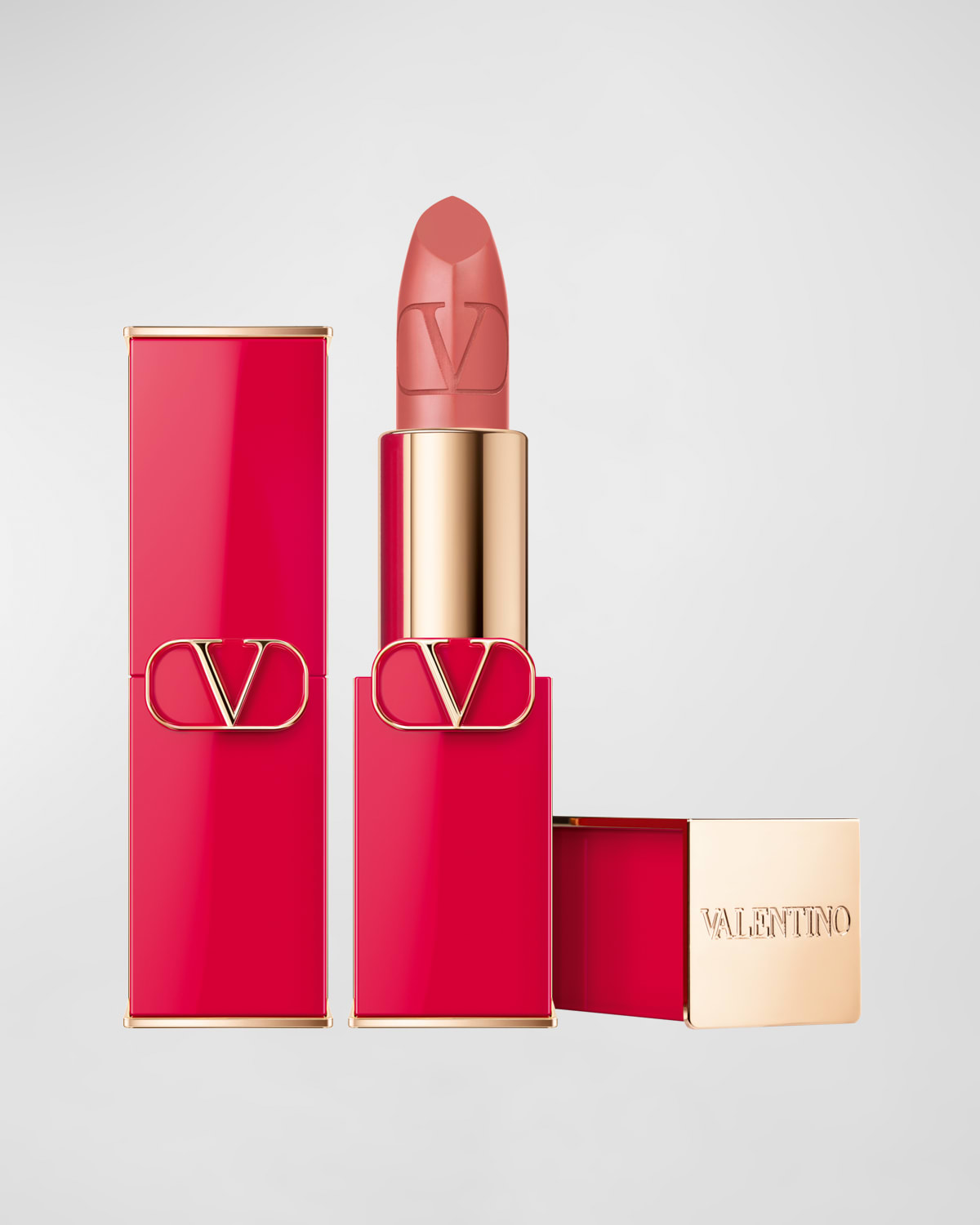 Shop Valentino Rosso Satin  Lipstick In 101a