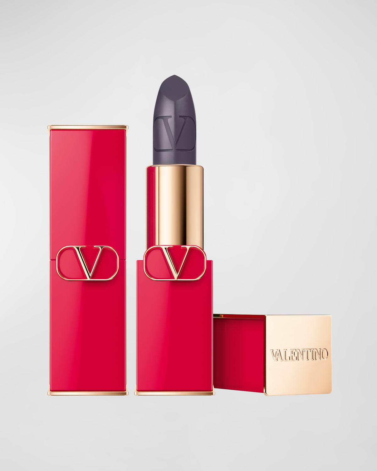 Shop Valentino Rosso Satin  Lipstick In 602r
