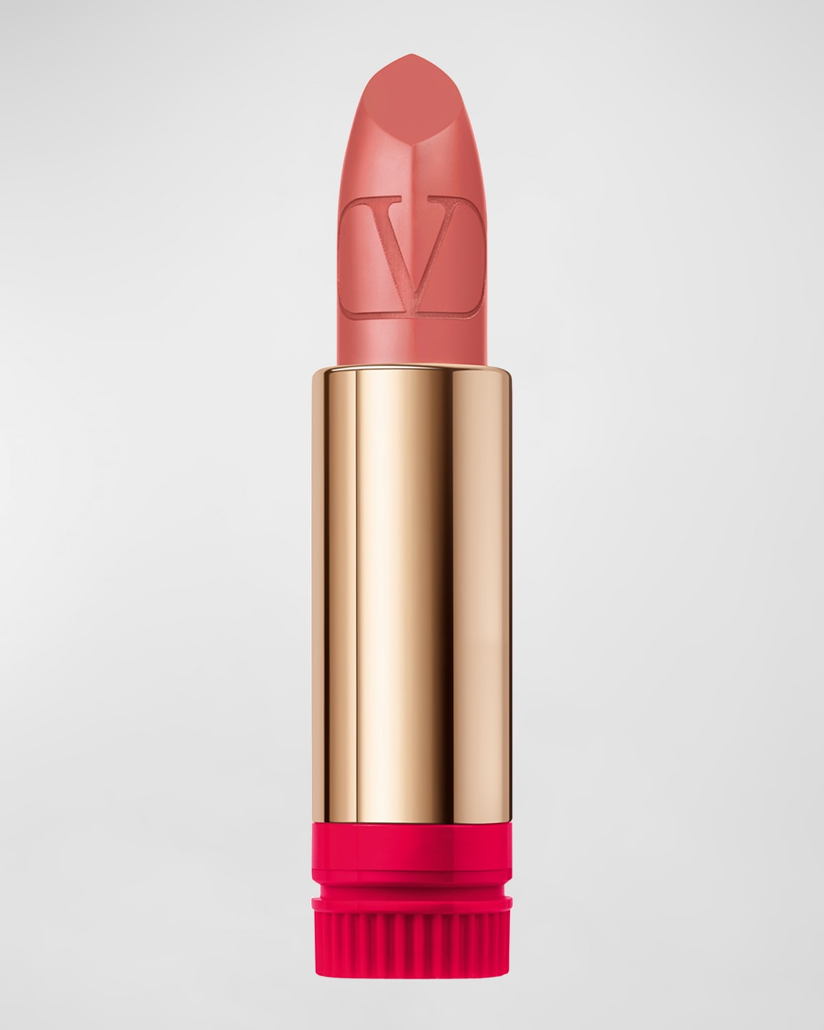 Shop Valentino Satin Rosso  Lipstick Refill In 101a