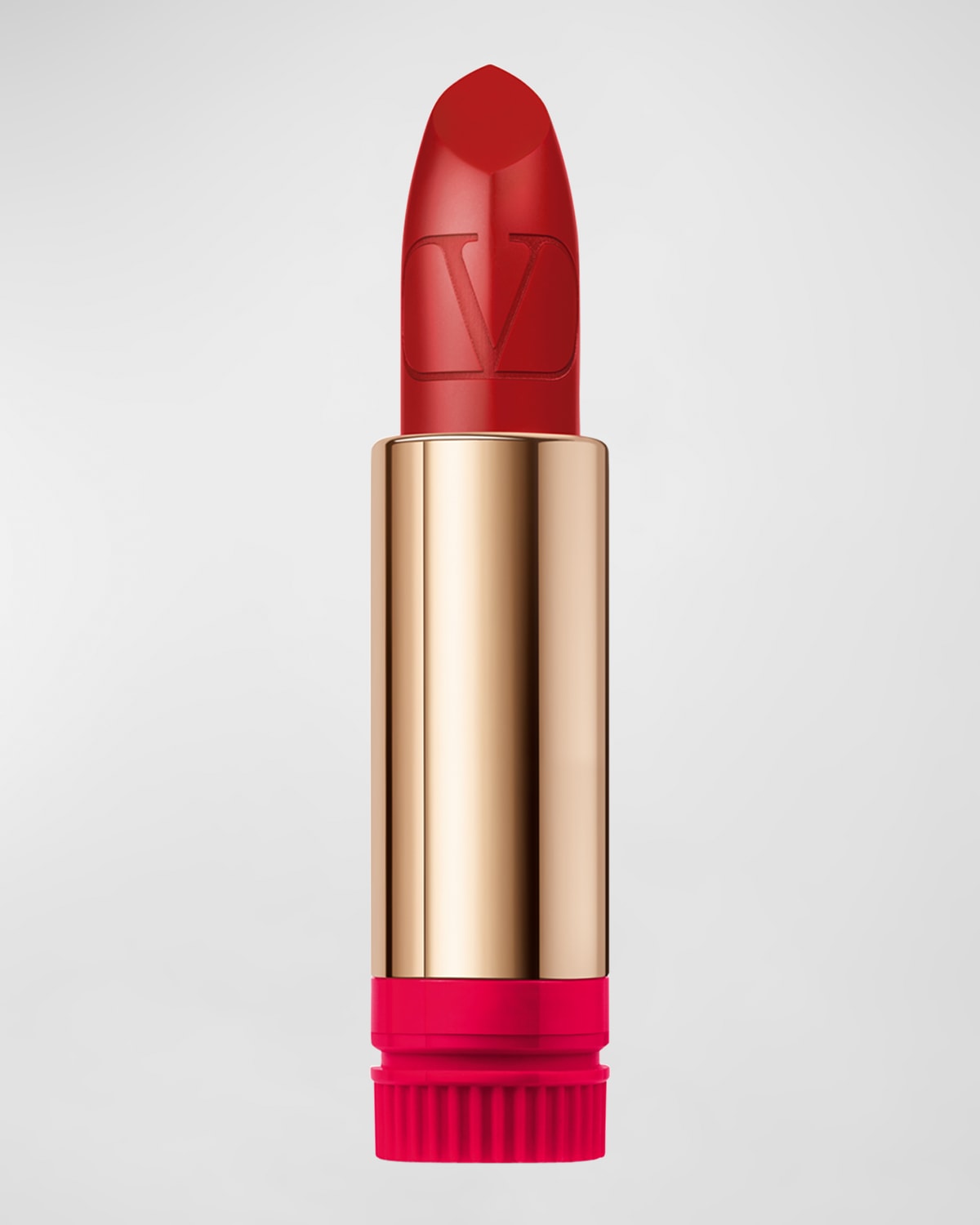 Shop Valentino Satin Rosso  Lipstick Refill In 217a