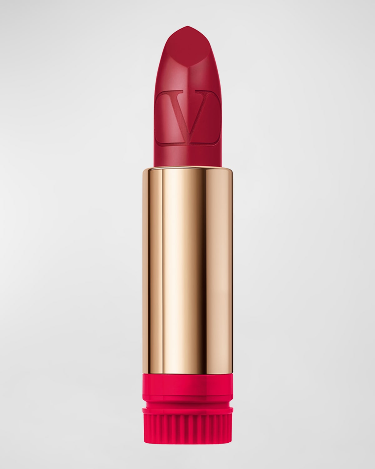 Shop Valentino Satin Rosso  Lipstick Refill In 305a