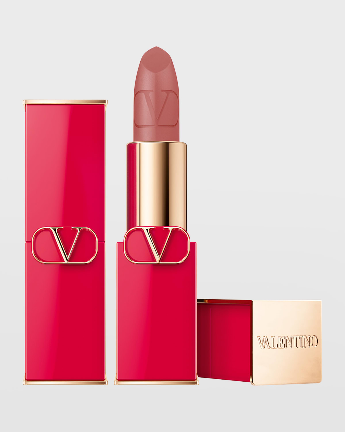 Shop Valentino Rosso Matte  Refillable Lipstick In 123r