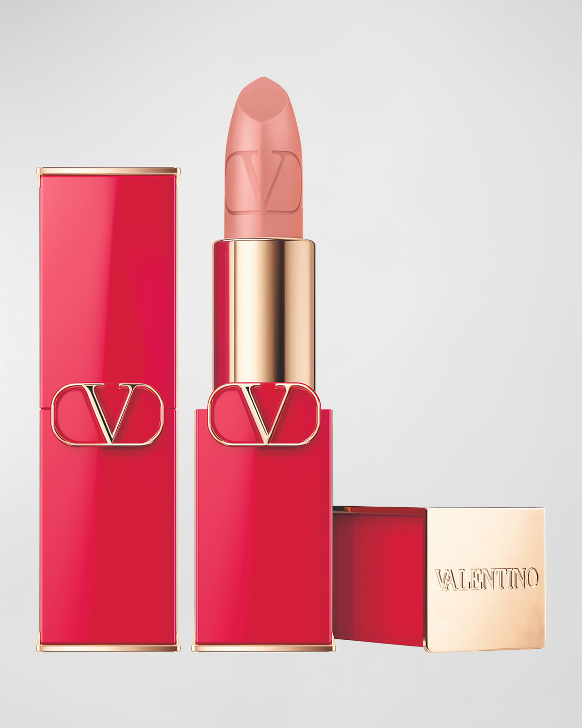Shop Valentino Rosso Matte  Refillable Lipstick In 114r