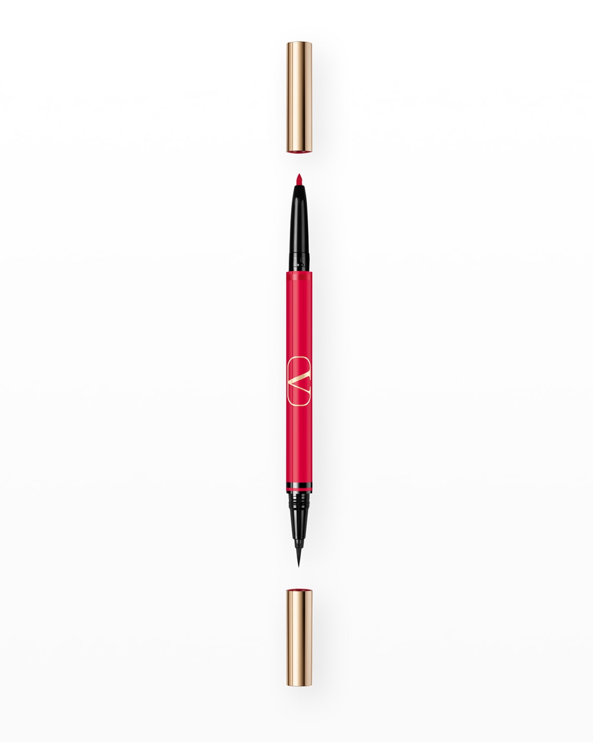 Shop Valentino Twin Liner Eyeliner In Rosso 02